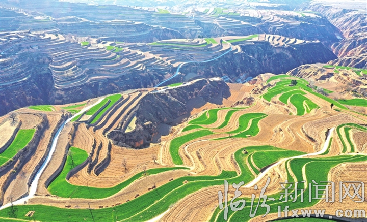 襄汾常垣村:層層疊疊 勾勒出黃土高原特有的秀美風(fēng)光